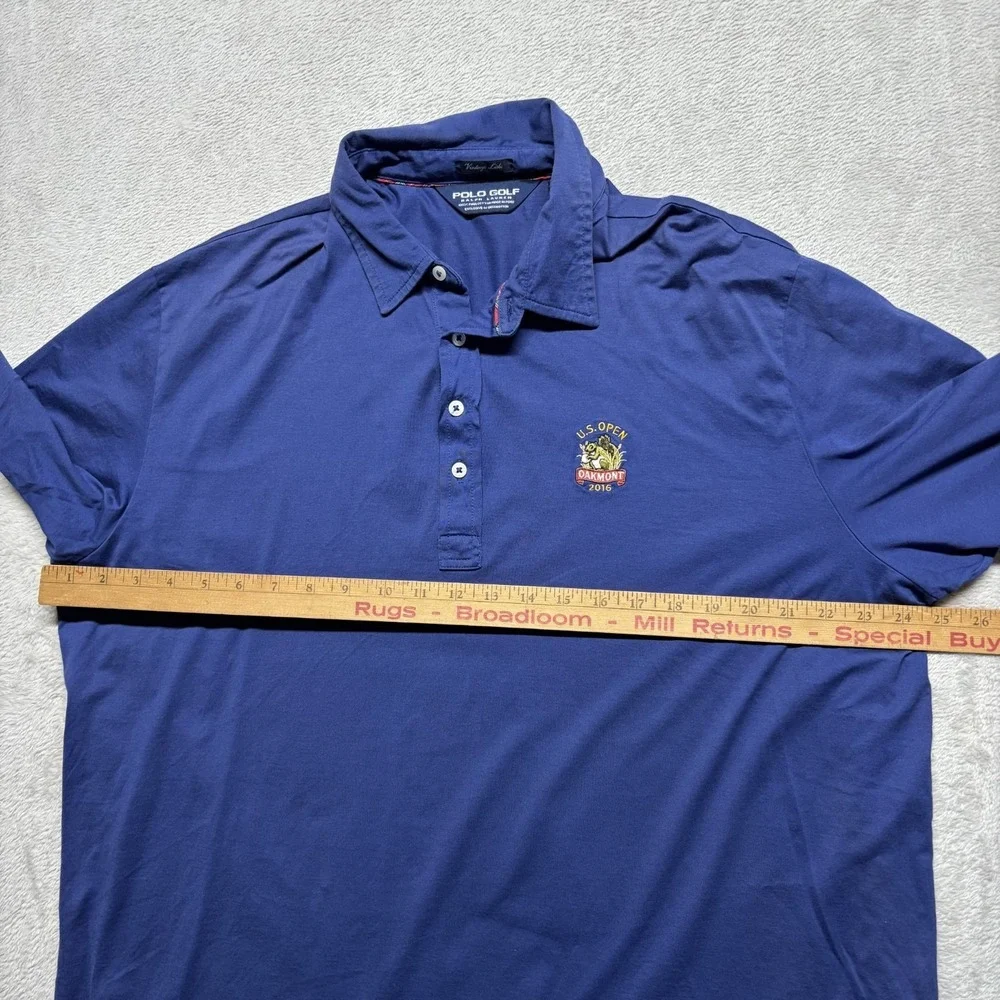 Polo‎ Golf Vintage Lisle Mens XL US Open Oakmont 2016 Golf Shirt Ralph Lauren
